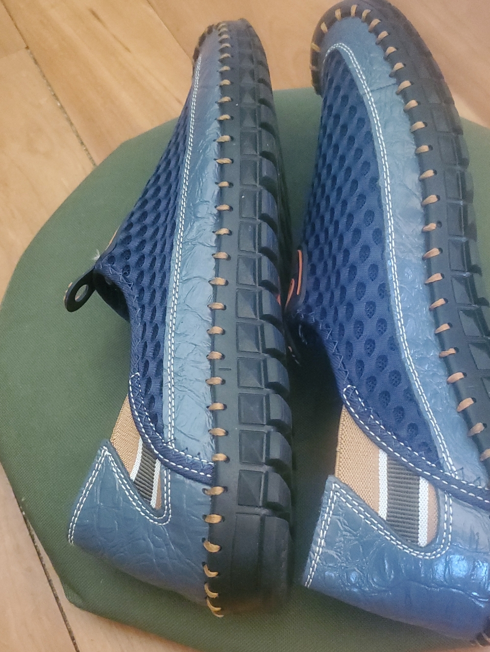 CLOHOO Blue Breathable Outdoorsy Shoes I Think Size 9 - Picture 6 of 9